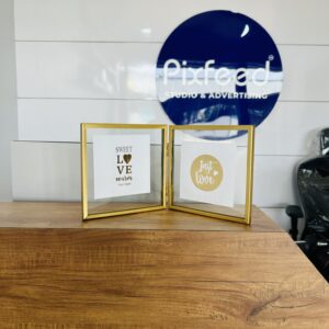 FOLDING GOLDEN METAL FRAME SQUARE