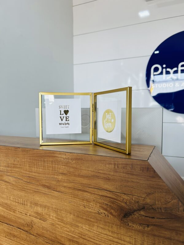 FOLDING GOLDEN METAL FRAME SQUARE - Image 3