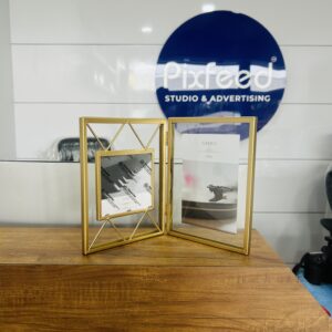 FOLDING GOLDEN METAL FRAME SQUARE